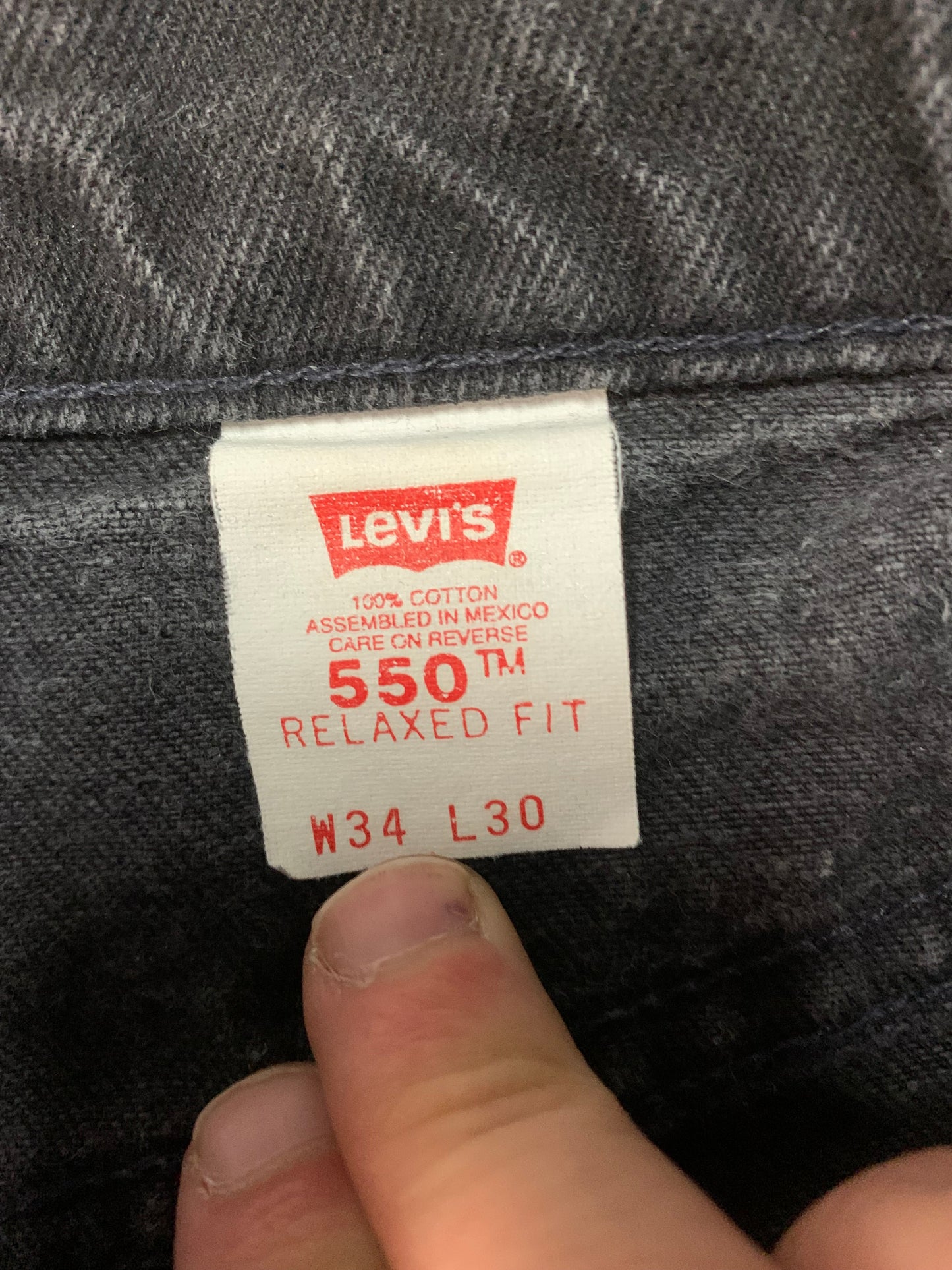 Vintage 90’s Levis 550 Baggy Jeans- 32x30