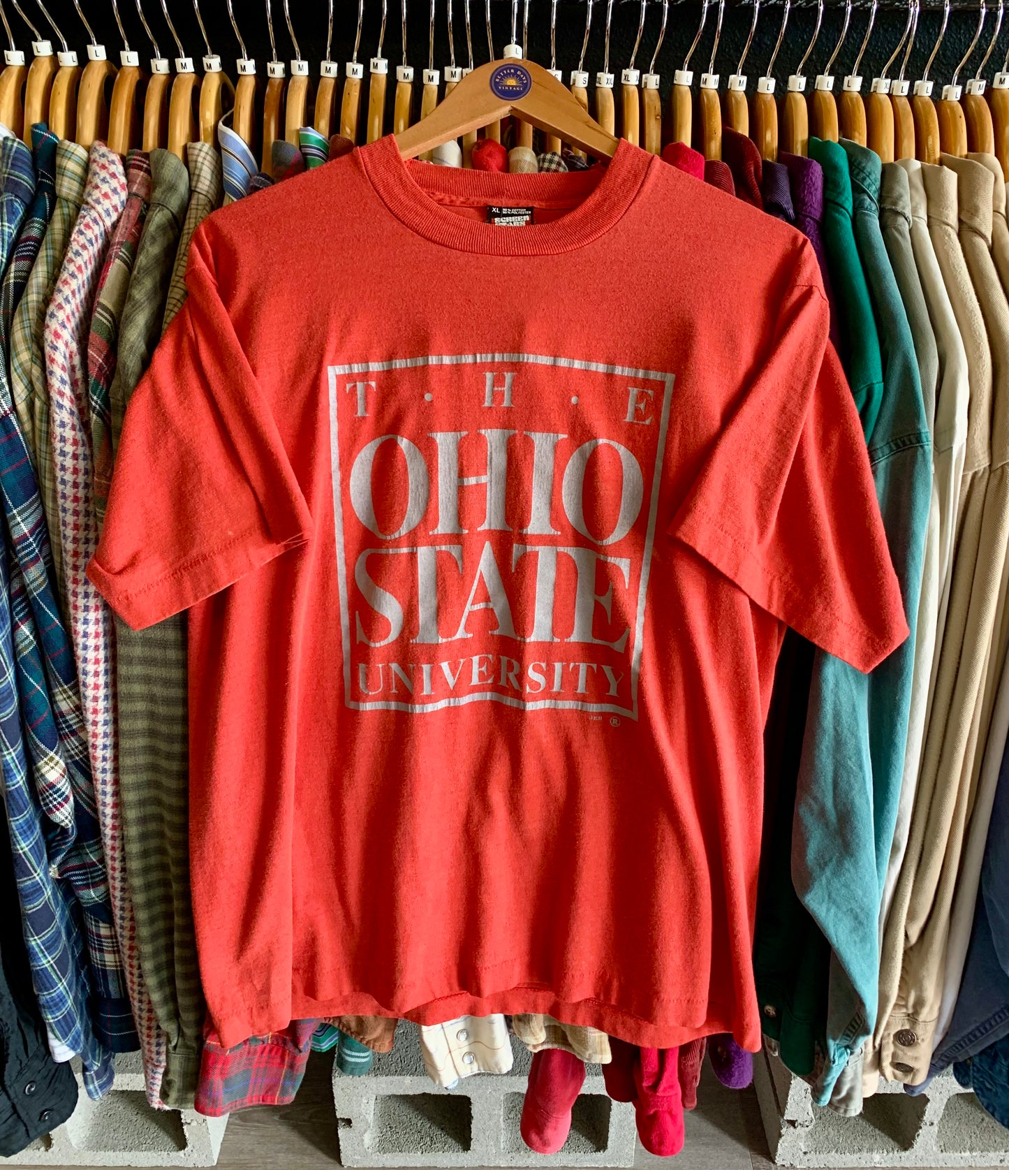 Vintage 80’s Ohio State Tee- Sz Lg