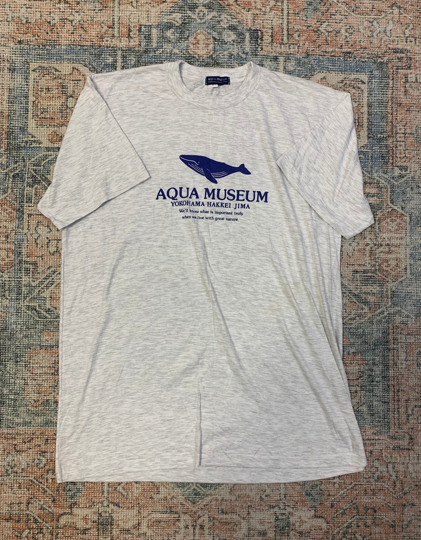 Vintage 90’s Japanese Aquarium Tee- Sz Lg