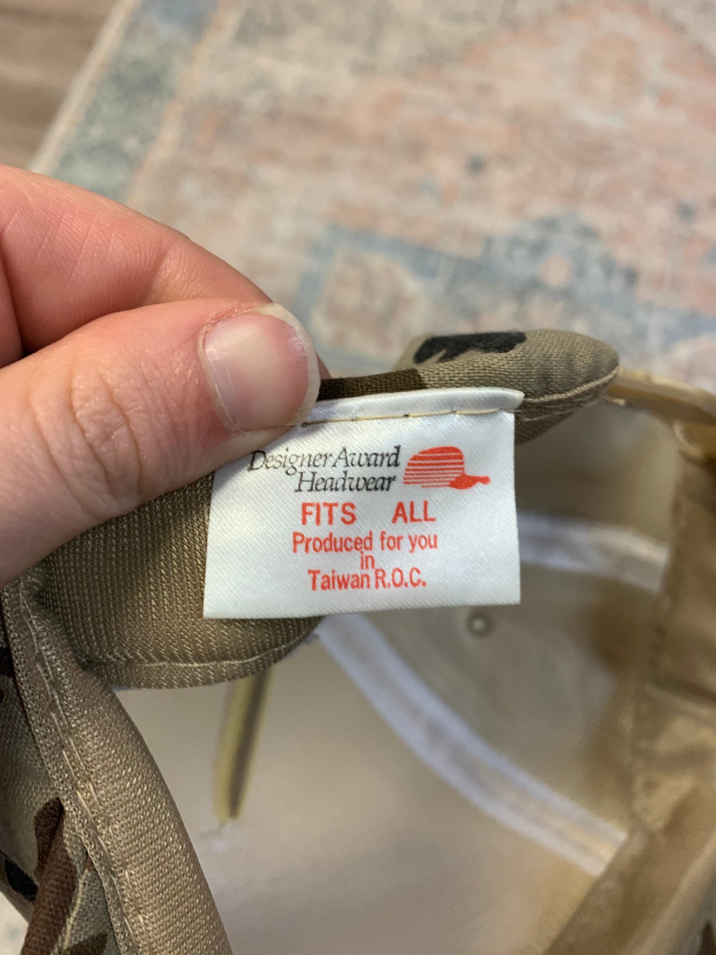 Vintage 80’s Camo Snapback Trucker Hat