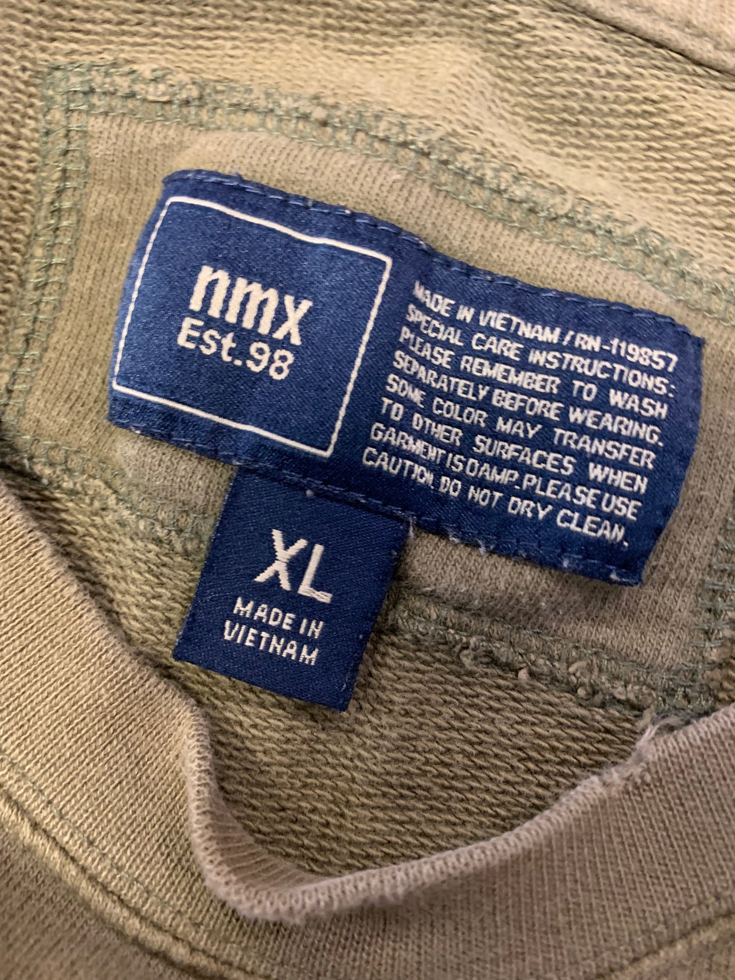 Vintage Y2K University Jeans Co Lightweight Sweatshirt- Sz XL
