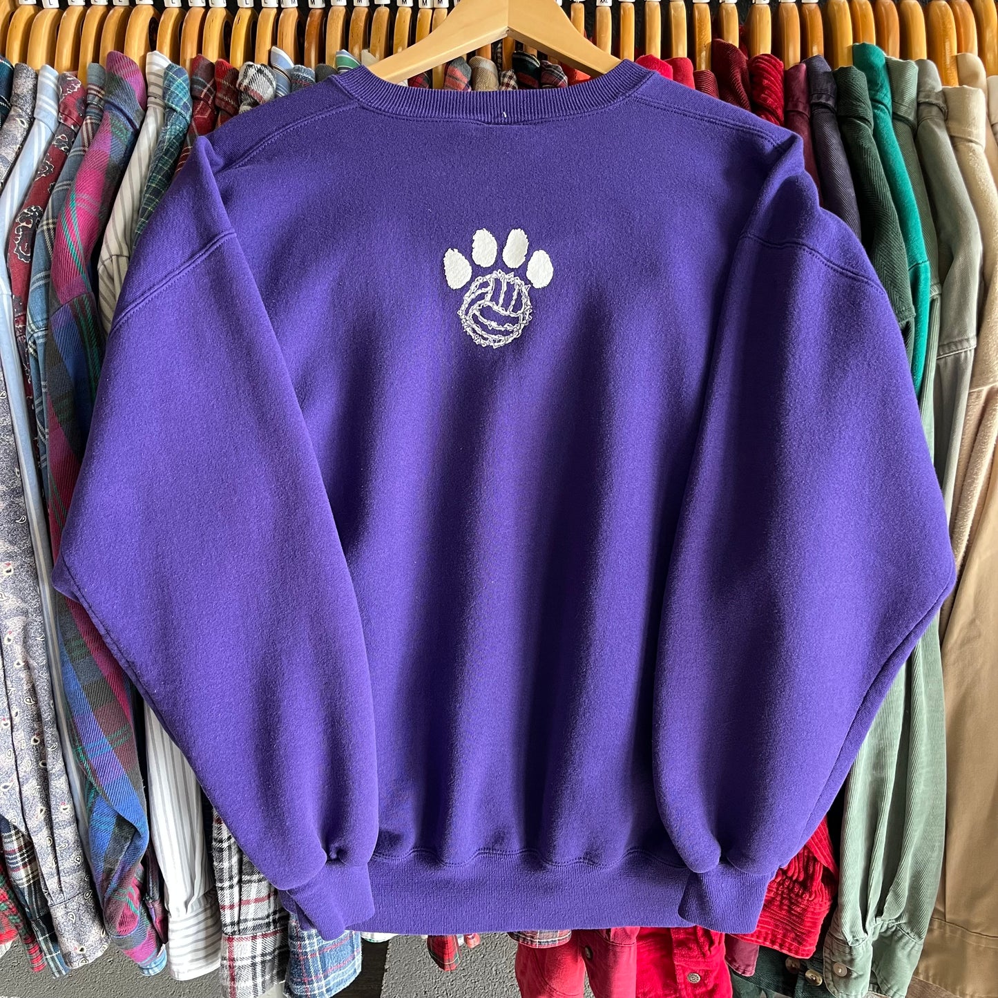 Vintage 90’s Linfield Volleyball Sweatshirt- Sz Lg