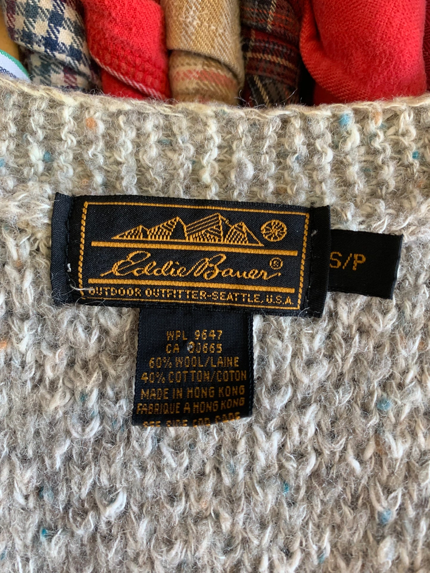 Vintage Eddie Bauer Wool Sweater Vest- Sz Med