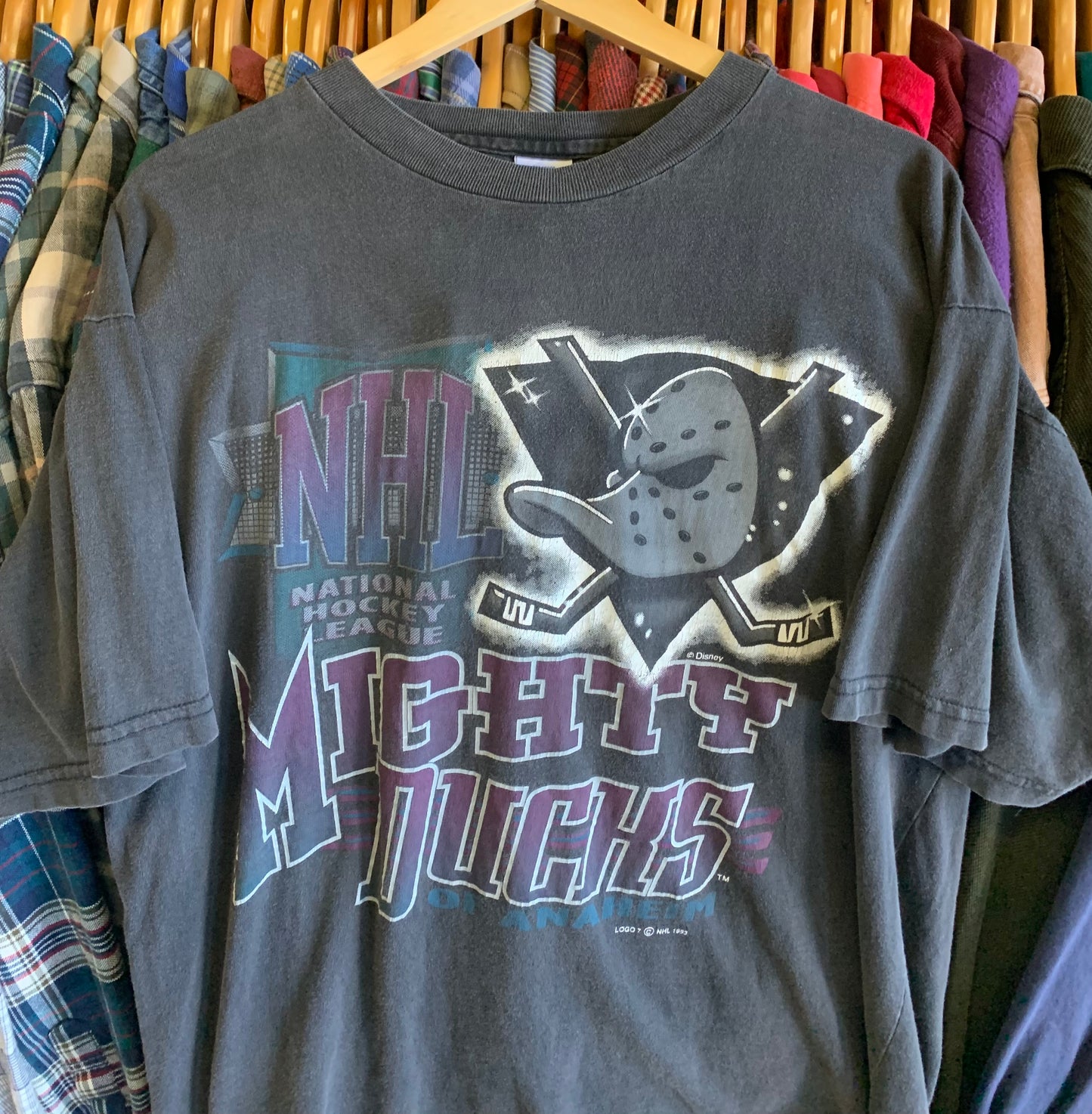 Vintage 90’s Mighty Ducks Tee- Sz XL