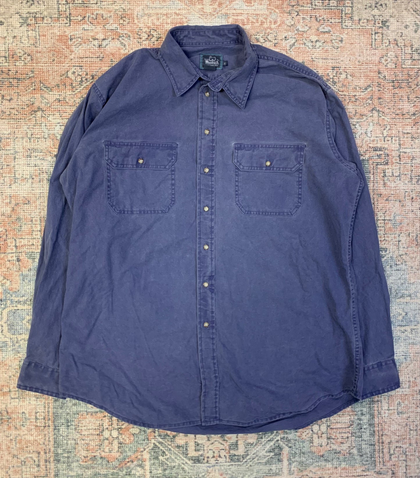 Vintage Woolrich Canvas Overshirt- Sz XL