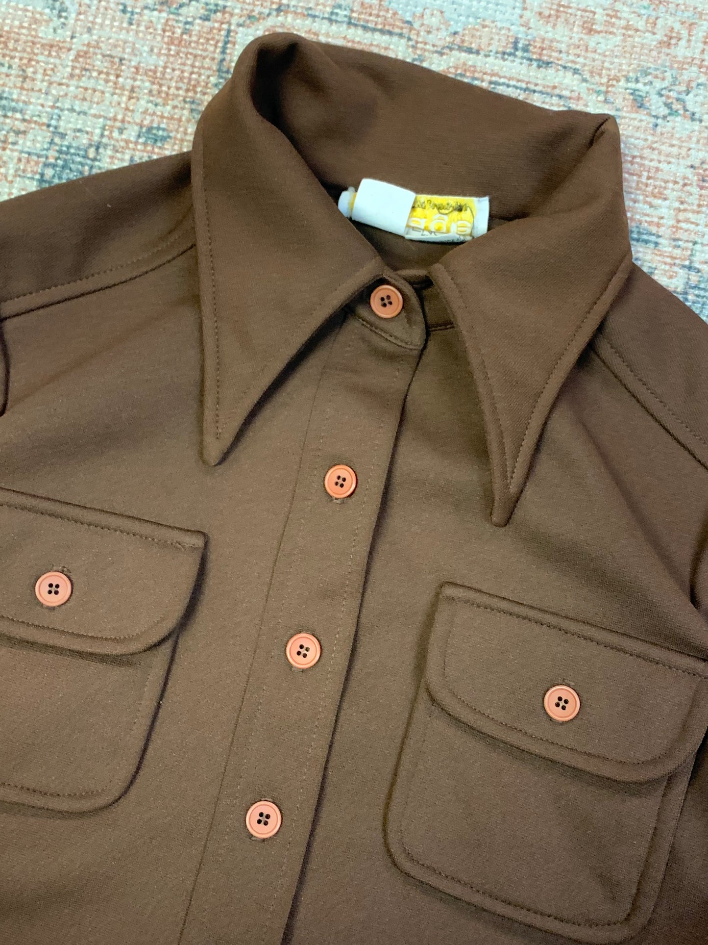 Vintage 70’s Western Style Overshirt- Women’s Lg