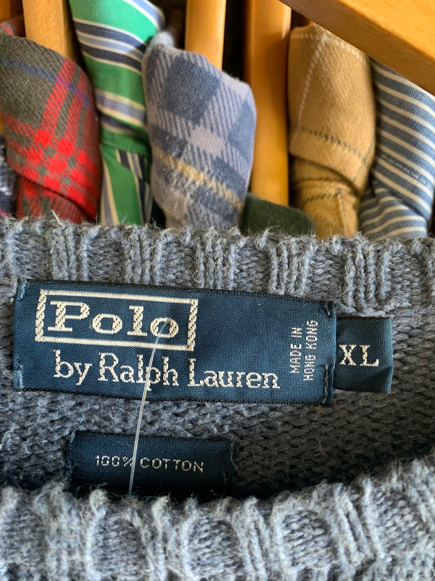 Vintage 90’s Polo Ralph Lauren Knit Sweater- Sz XL