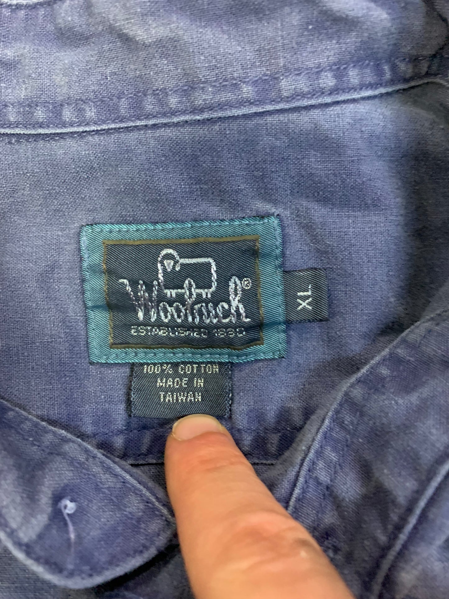 Vintage Woolrich Canvas Overshirt- Sz XL