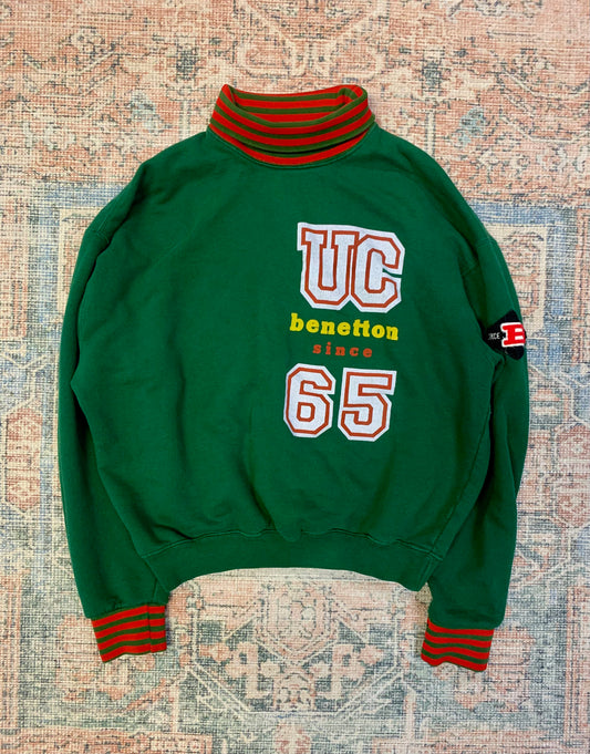 Vintage Italian Designer United Colors of Benetton Sweatshirt- Sz Med