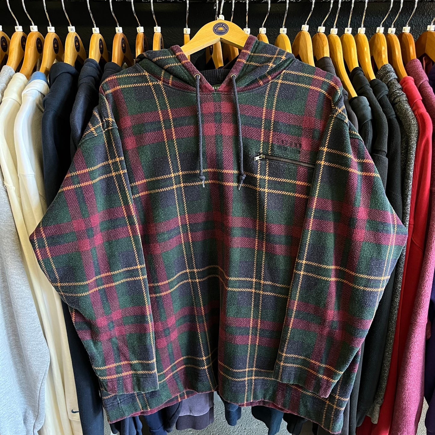 Vintage Ralph Lauren Striped Hoodie- Sz Women’s Lg