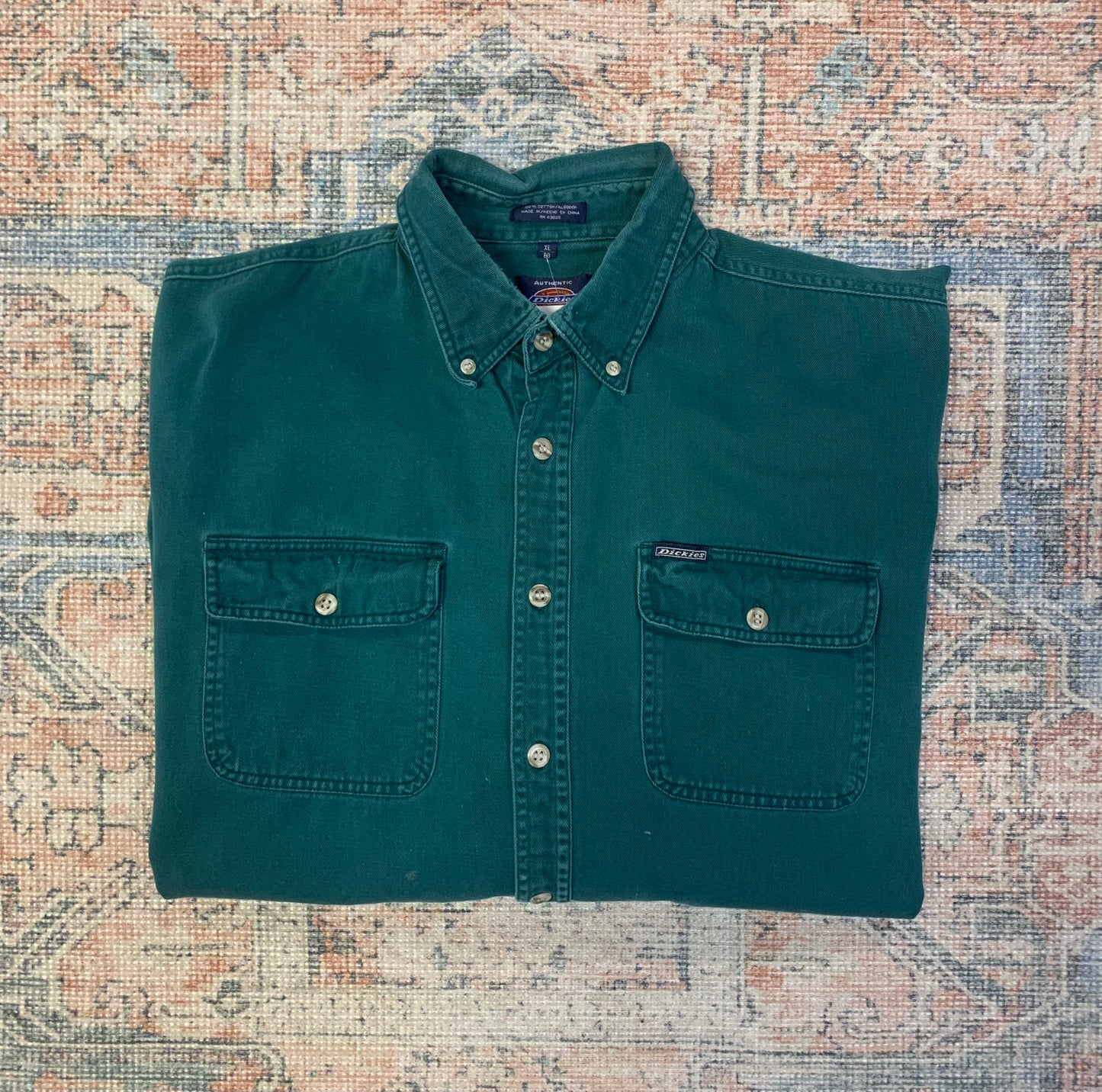 Vintage 90’s Dickies Workwear Canvas Overshirt- Sz XL