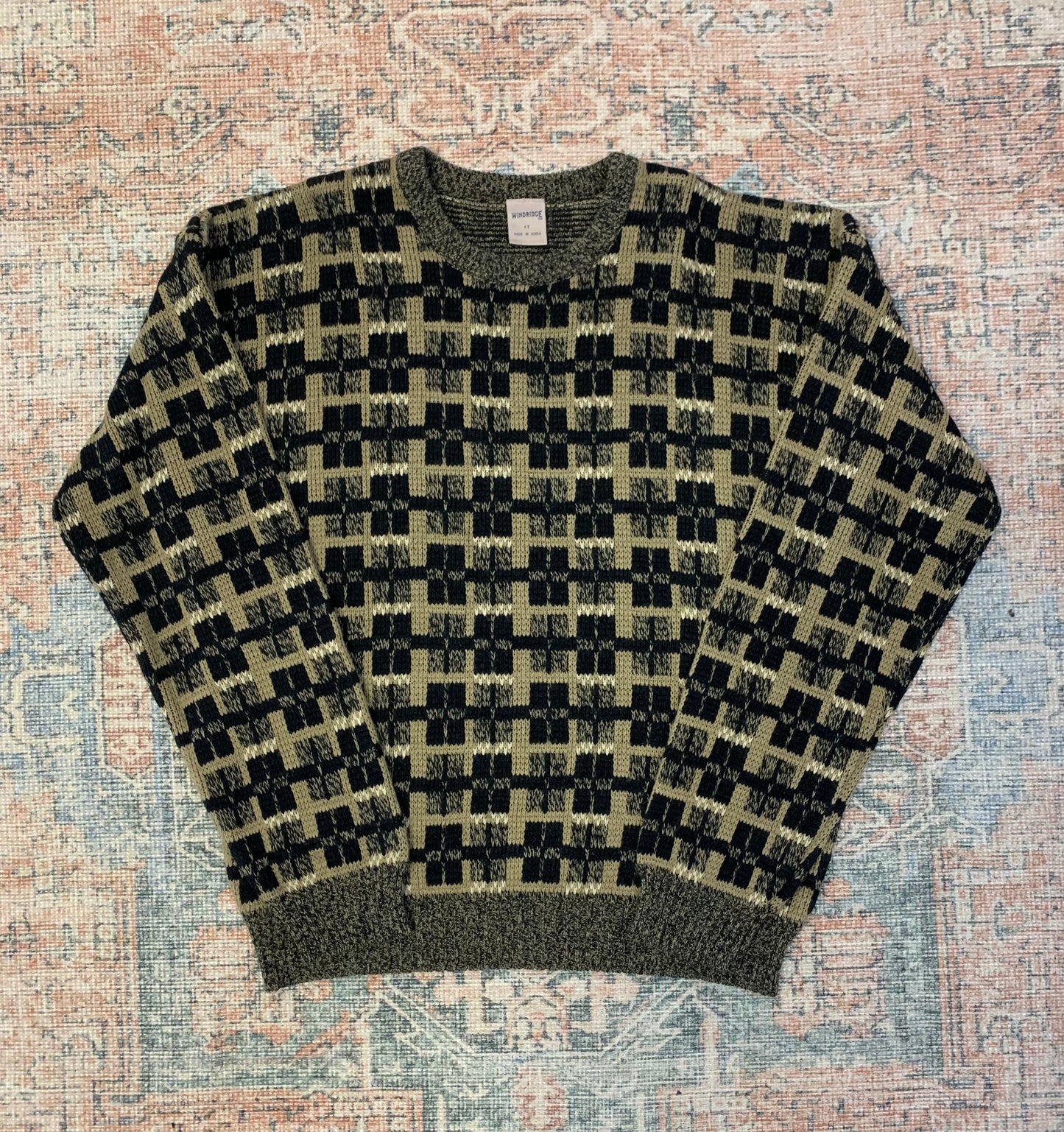 Vintage 80’s Grandpa Sweater- Sz Lg