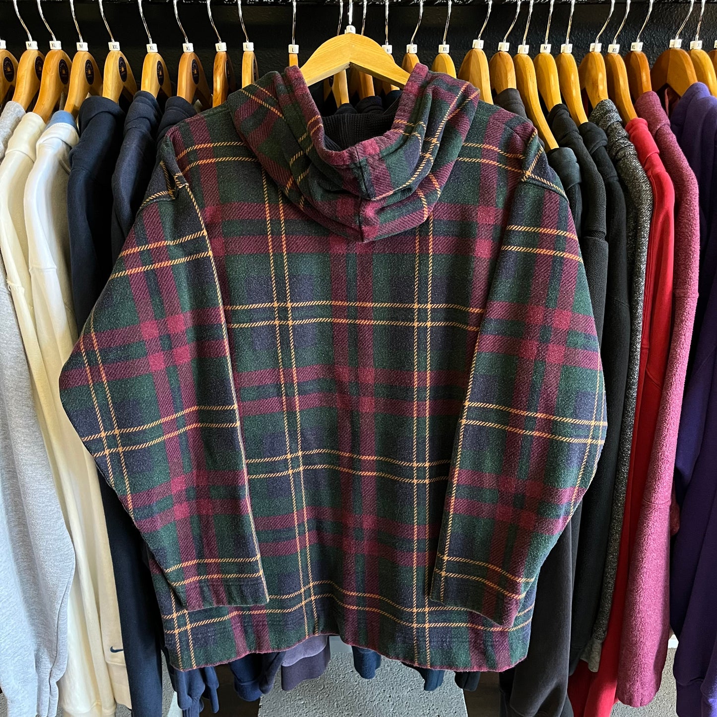 Vintage Ralph Lauren Striped Hoodie- Sz Women’s Lg