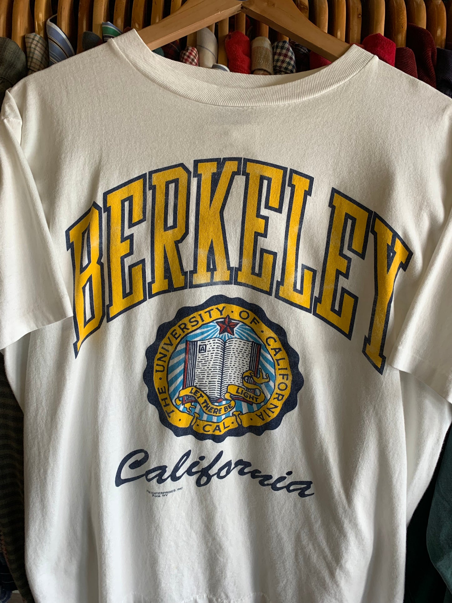Vintage Early 90’s UC Berkeley Collegiate Tee- Sz XL
