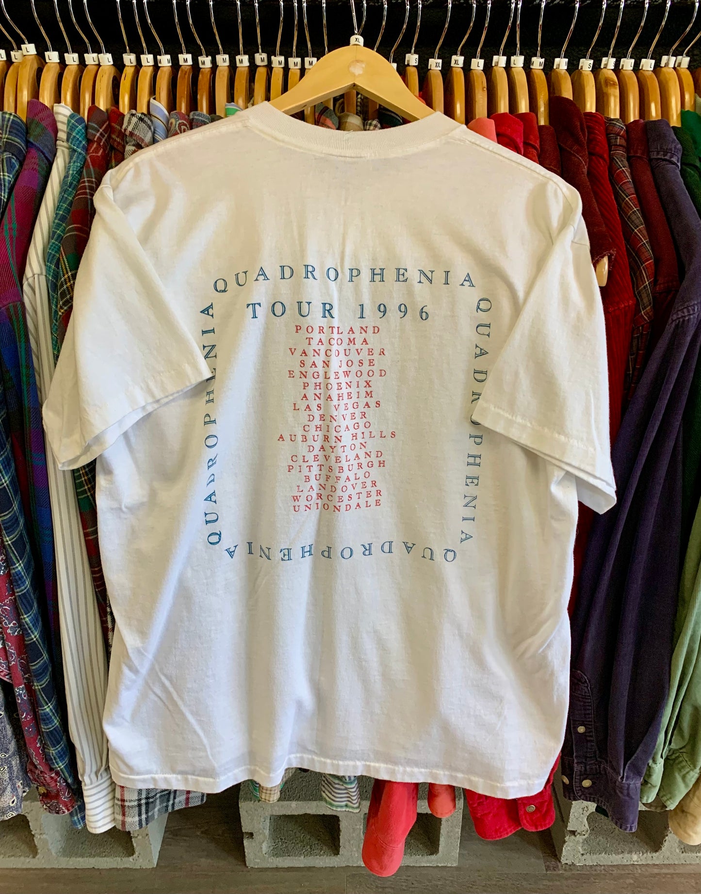 Vintage 1996 The Who Quadrophenia Tour Tee- Sz XL