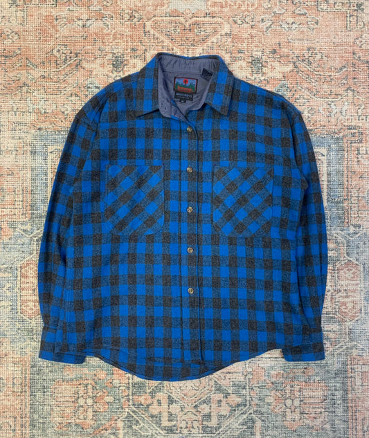 Vintage 80’s Wool Overshirt- Women’s Med