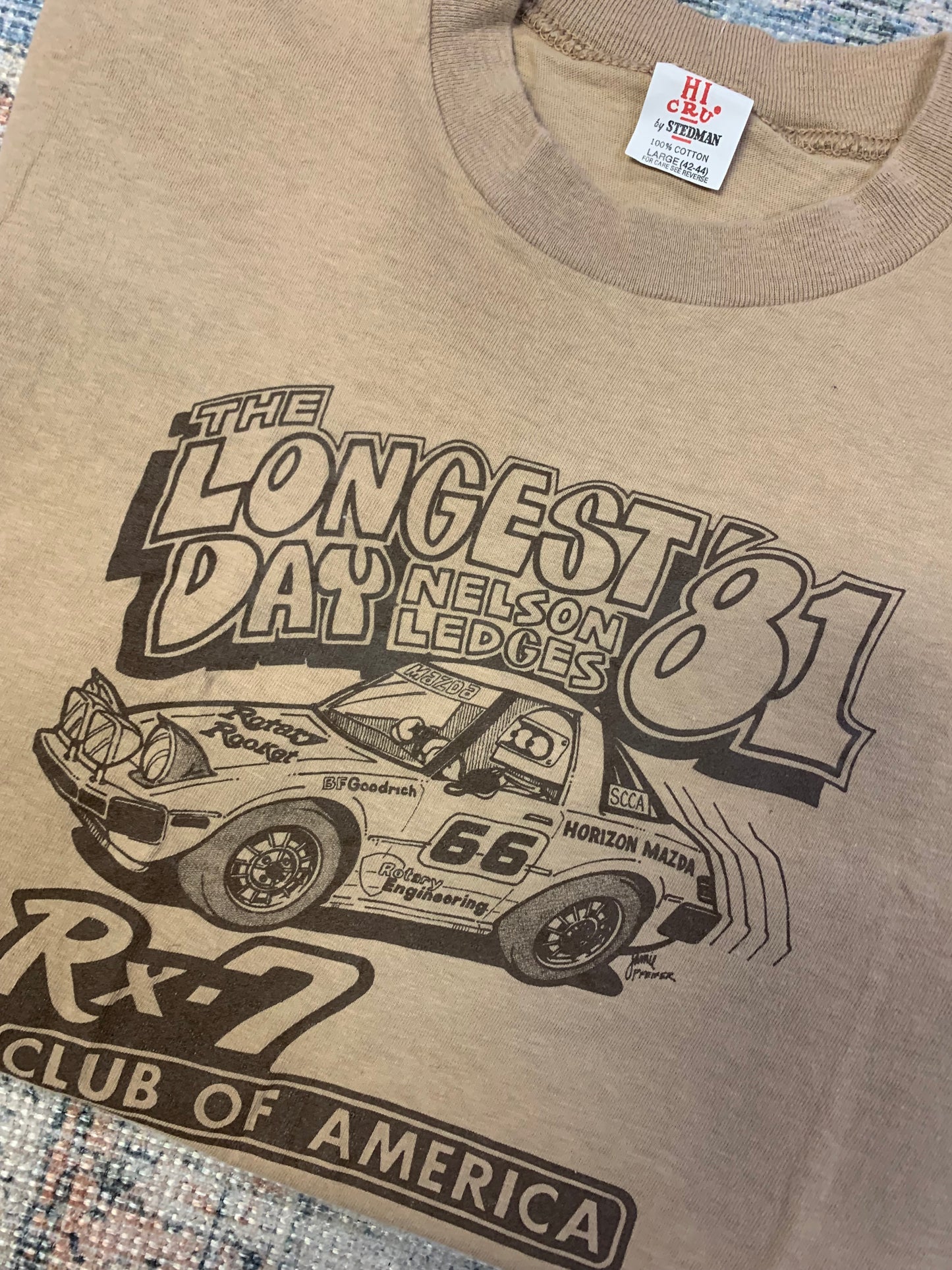 Unworn Vintage 80’s Mazda RX-7 Tee- Sz Lg