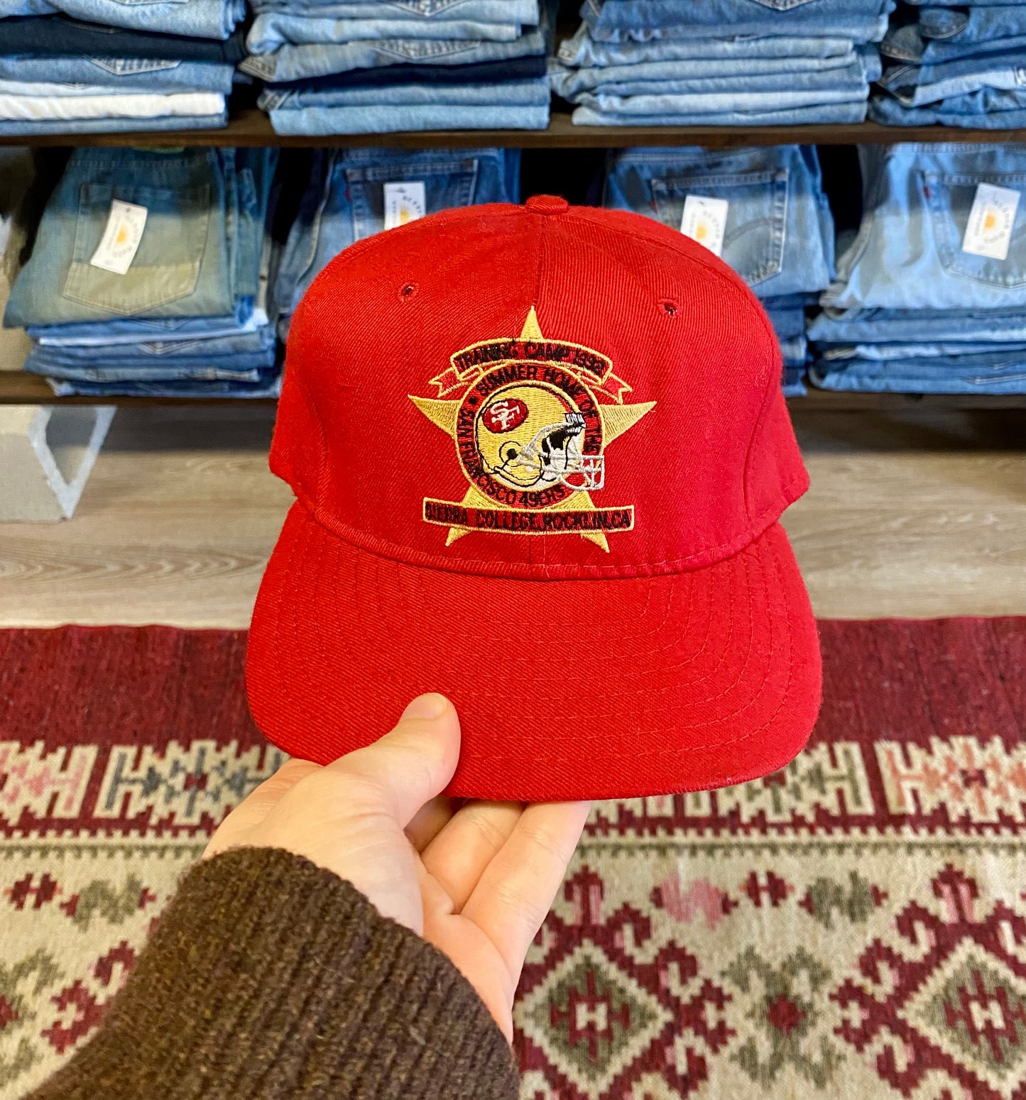 Vintage 49ers 1992 Training Camp Snapback Hat