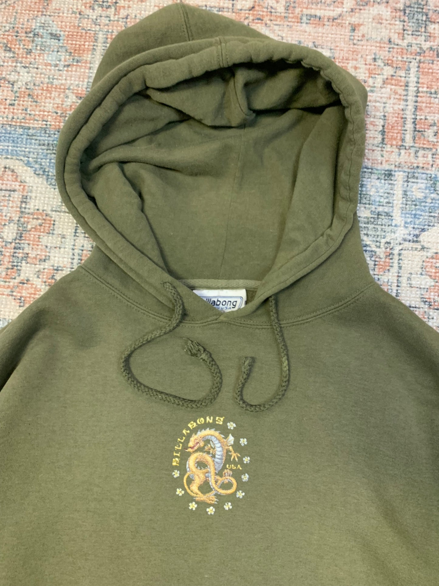 Vintage 90’s Billabong Hoodie- Sz Med