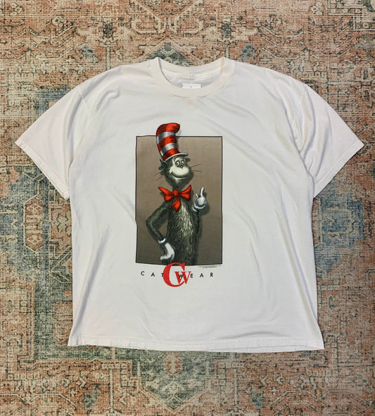 Vintage 90’s Dr Suess Cat in the Hat Tee- Sz XL