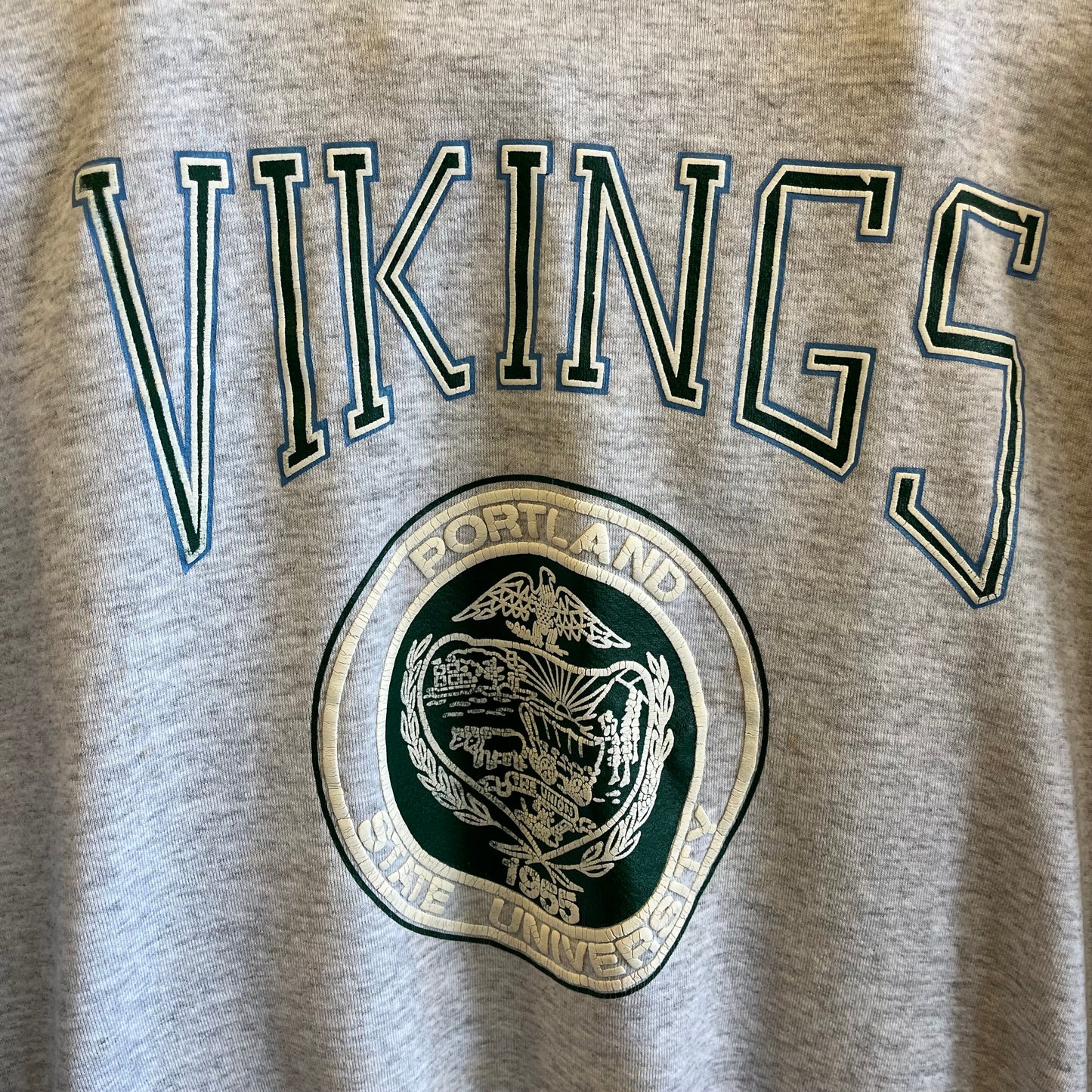 Vintage 80’s Portland State University Crewneck Sweatshirt- Sz XL