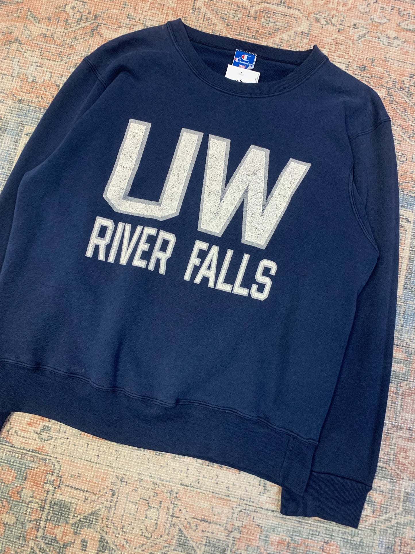 Vintage 80’s Champion Brand Collegiate Crewneck Sweatshirt- Sz Med