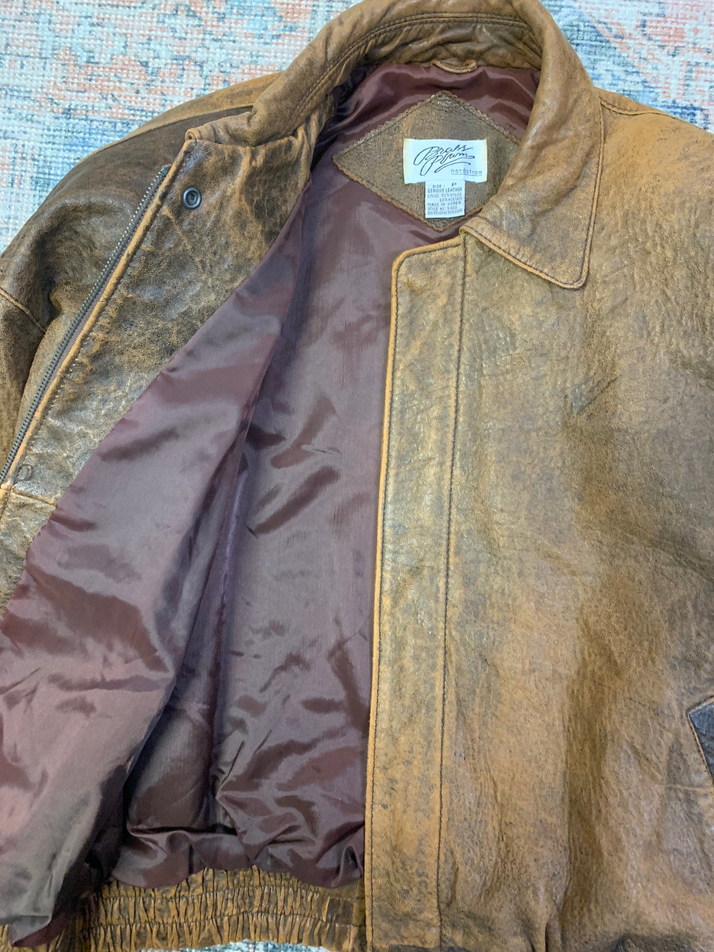 Vintage 80’s Leather Jacket- Women’s Medium