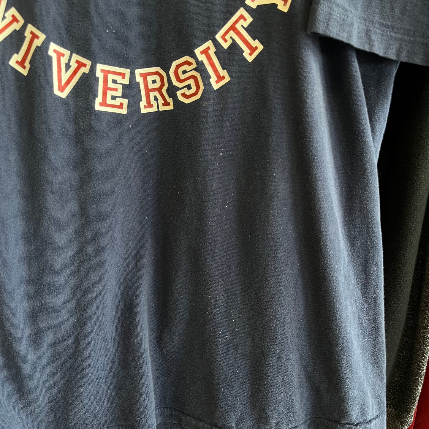 Vintage 80’s Lightly Distressed Stanford Tee- Sz Lg