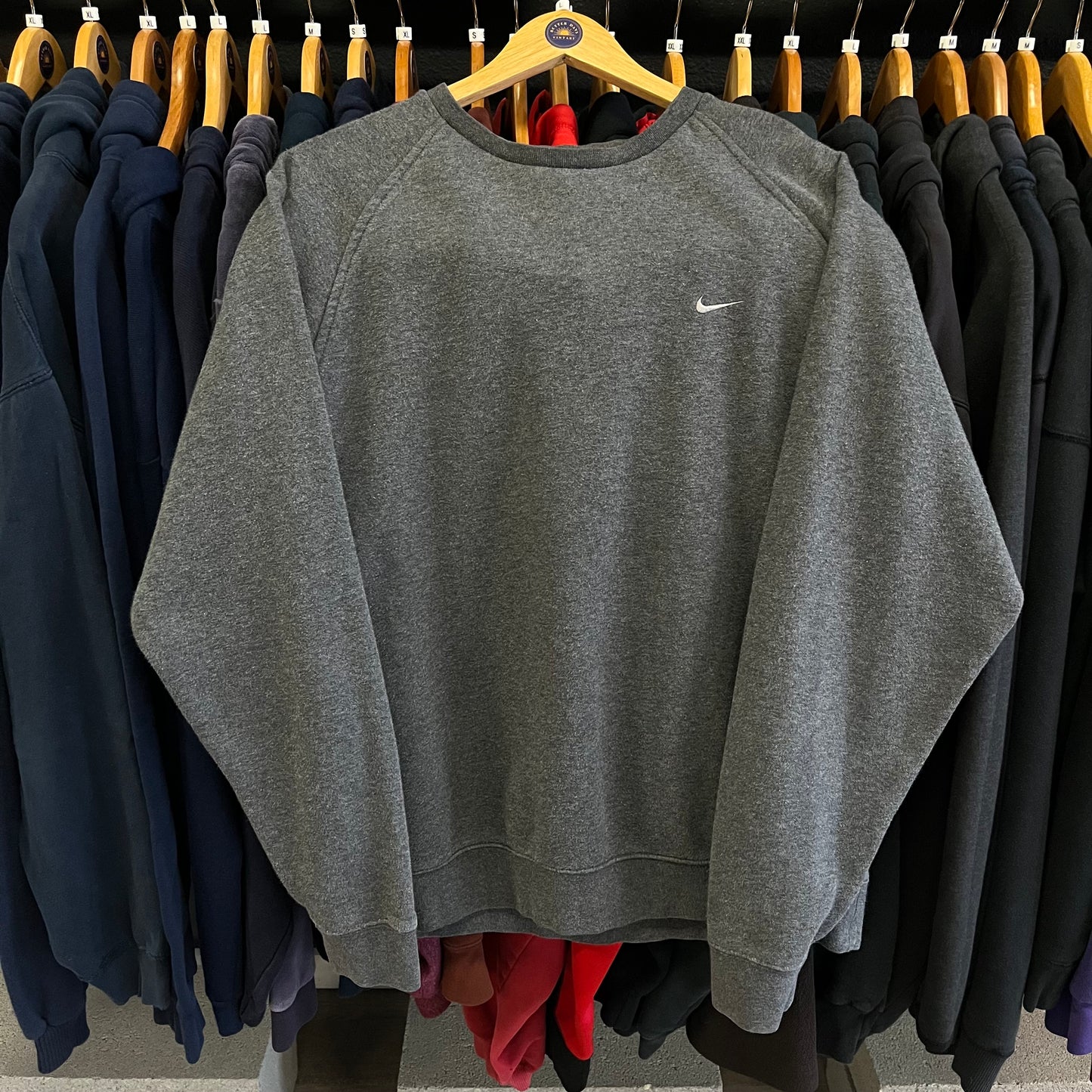 Vintage Nike Mini Swoosh Crewneck Sweatshirt- Sz Lg