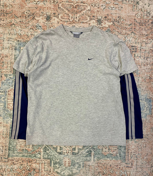 Vintage Y2K Nike Layered LS Tee- Sz Lg