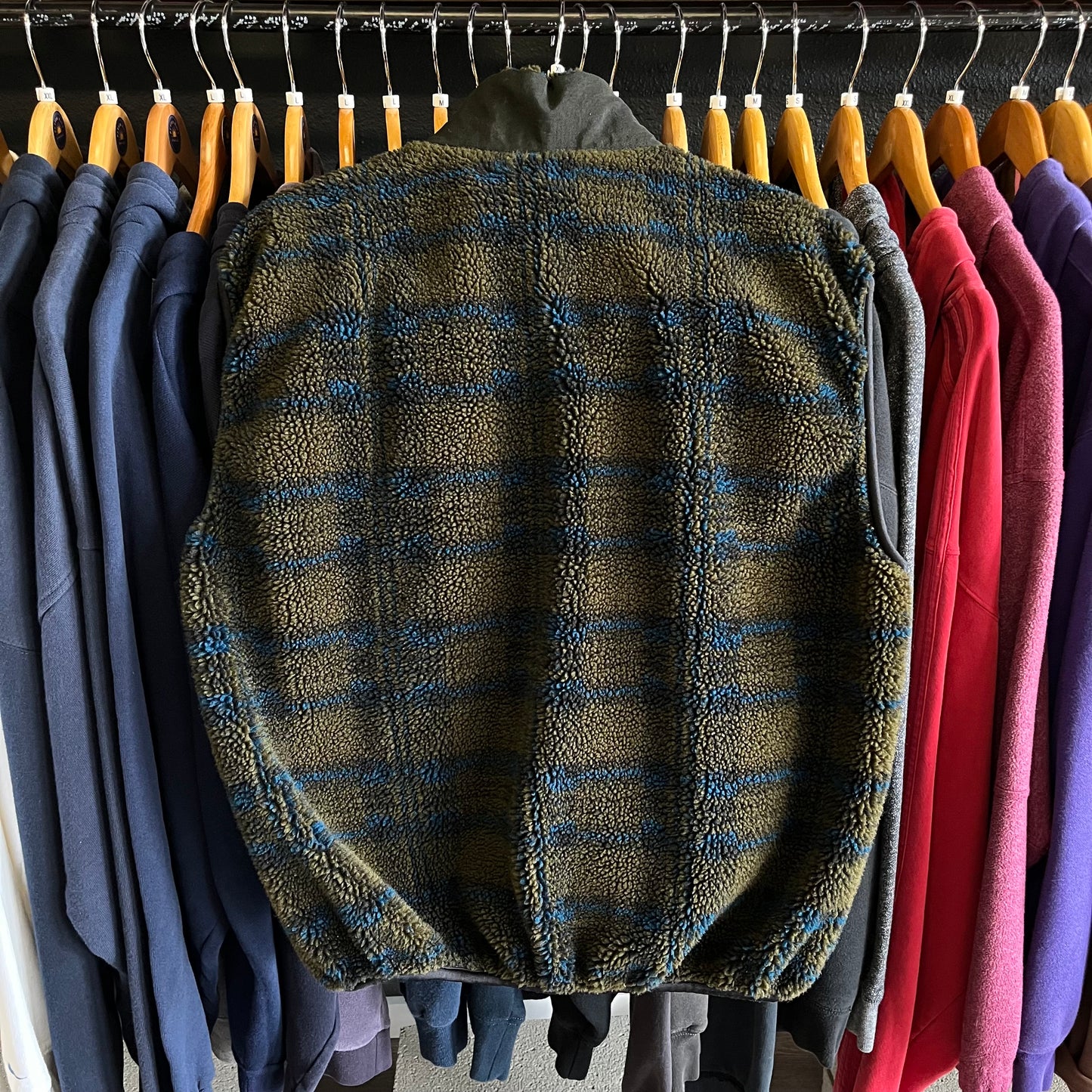 Vintage 90’s USA Made Columbia Deep Pile Fleece Vest- Sz XL