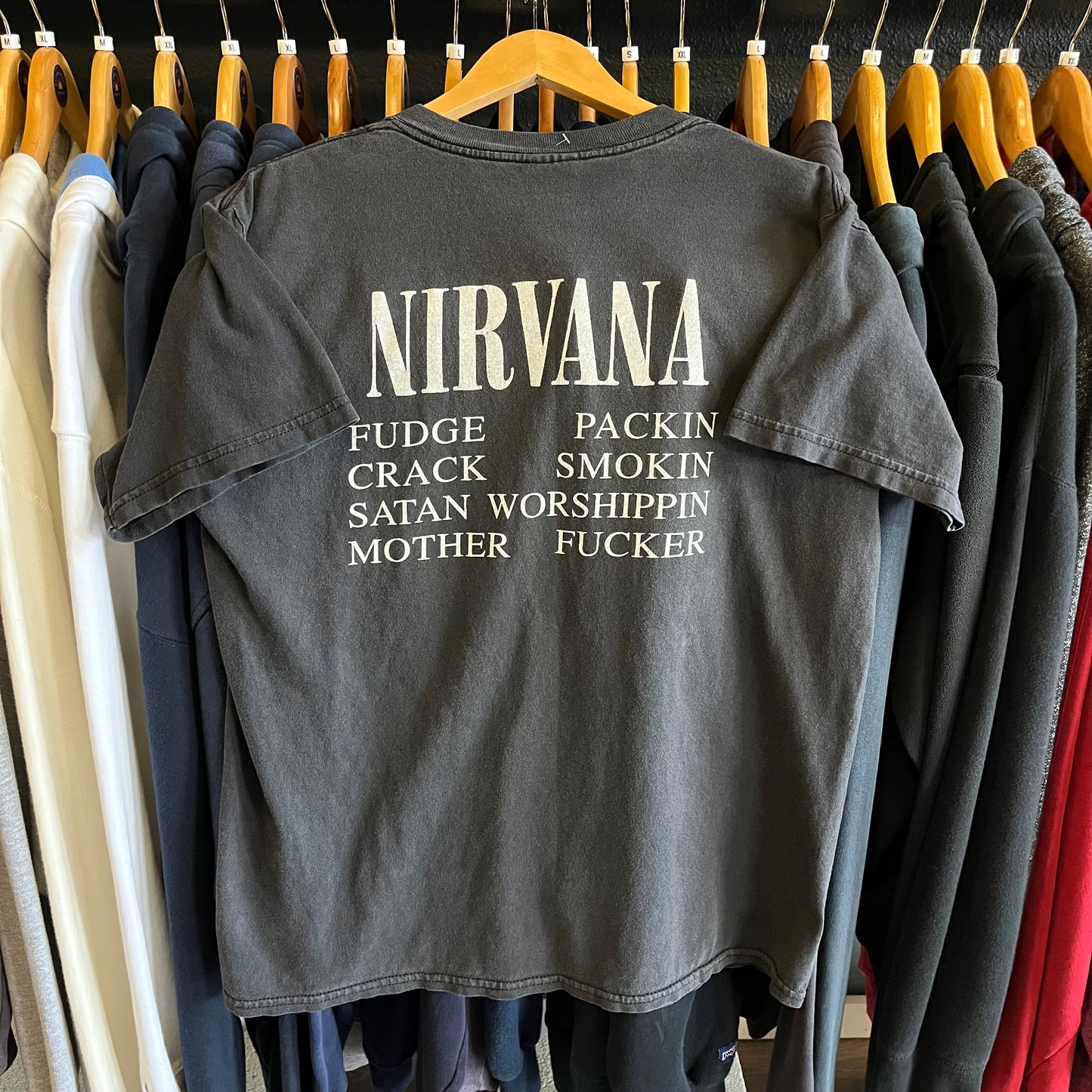 Rare Vintage Nirvana Dante’s Inferno Tee- Sz Med