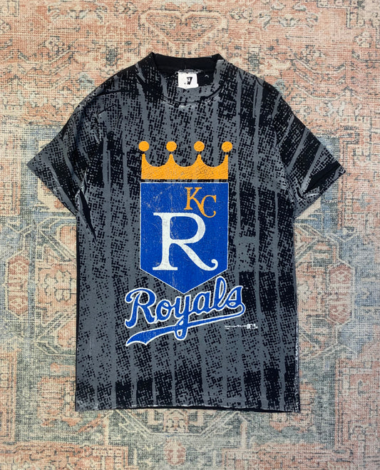 Vintage 90’s Royals All Over Print Tee- Sz Med