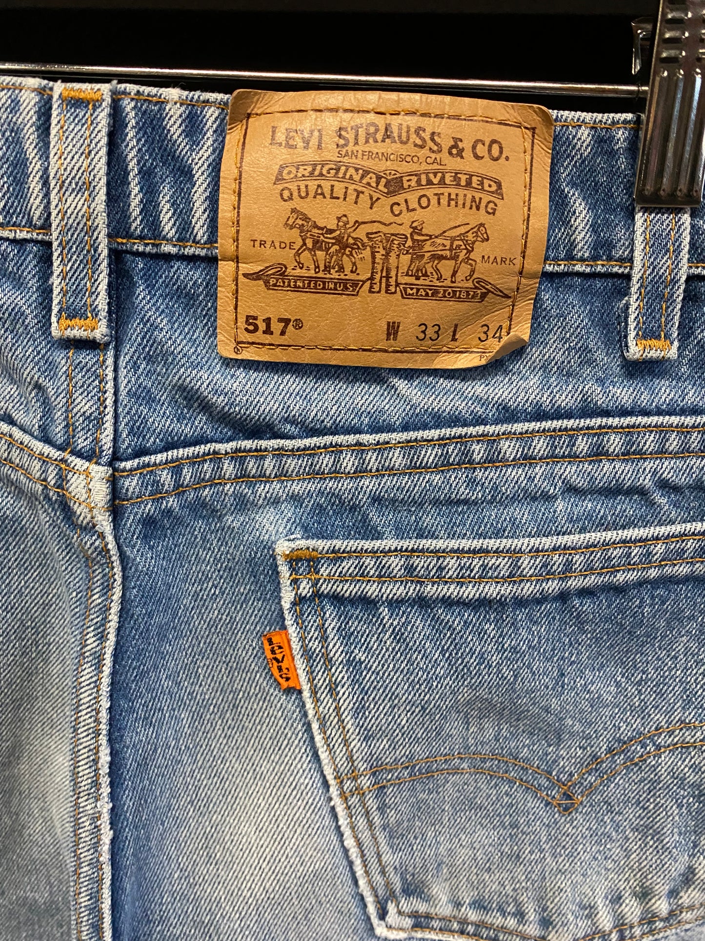 Vintage Levis 517 USA Made Bootcut Jeans- 31x32