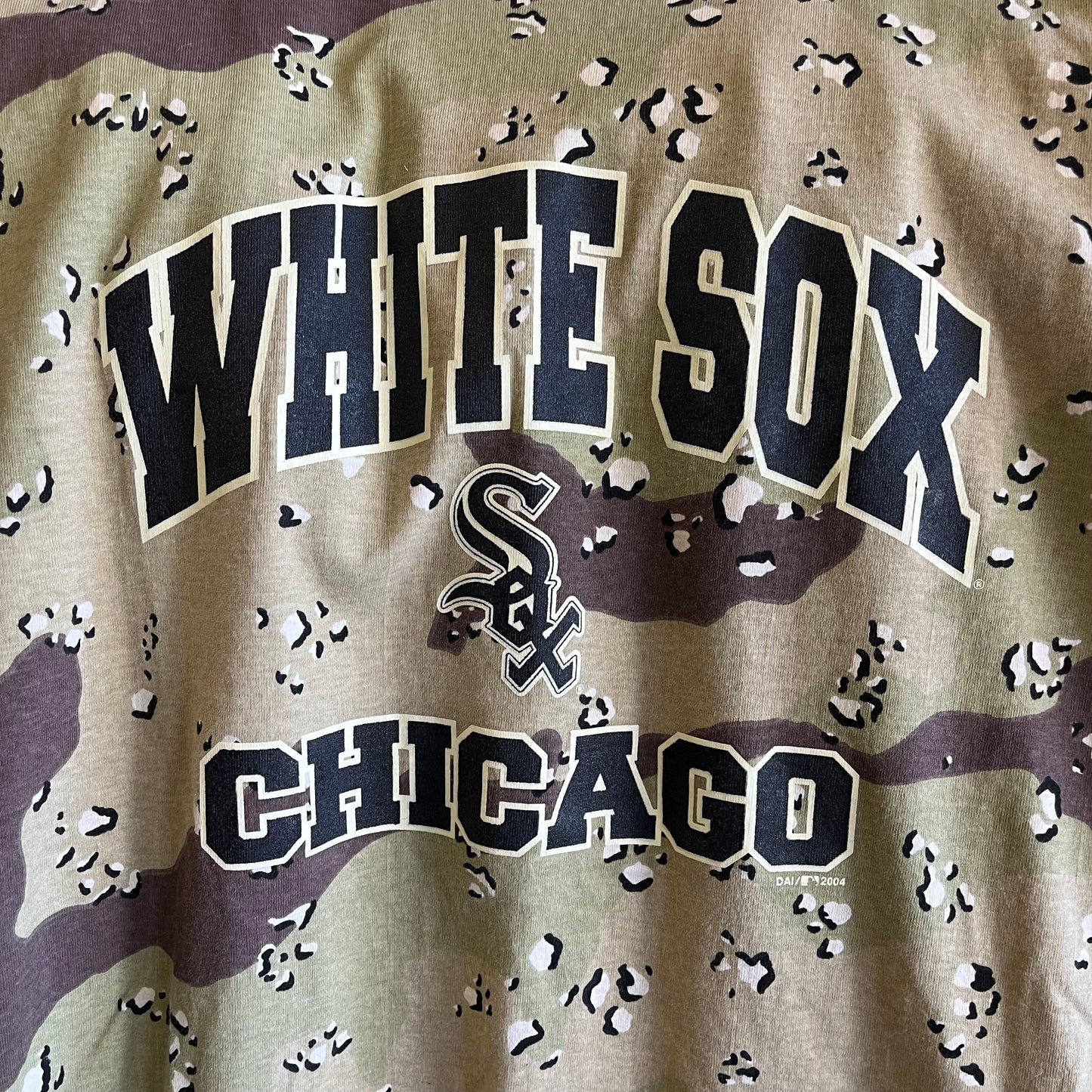 Unworn Vintage Camo Chicago White Sox Tee- Sz Lg