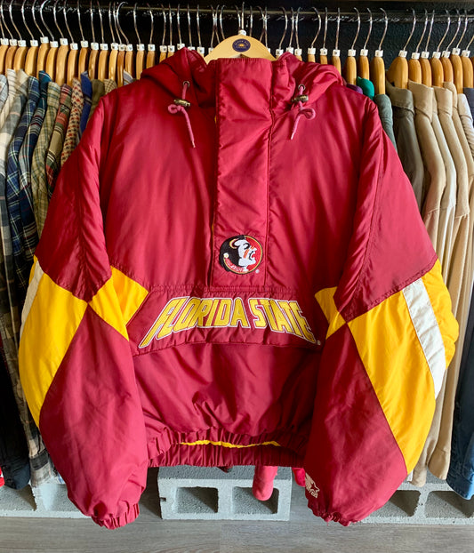 Vintage 90’s Florida State Starter Brand Puffer Jacket- Sz XL
