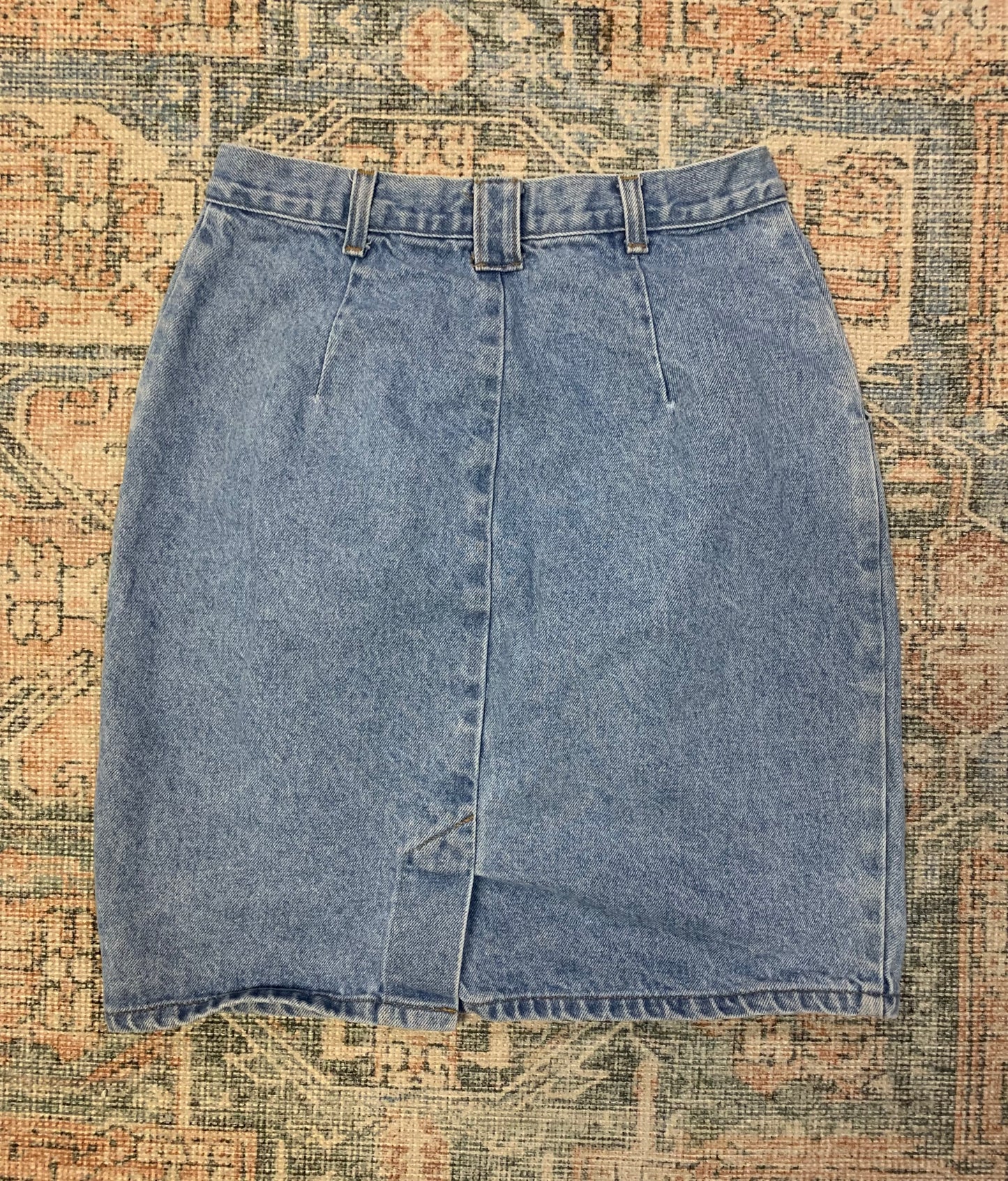 Vintage 90’s Denim Skirt- 28” Waist