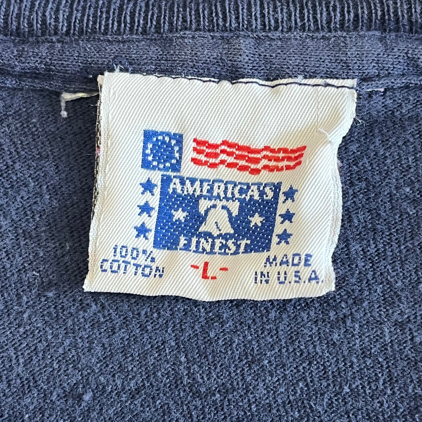 Vintage 80’s Lightly Distressed Stanford Tee- Sz Lg