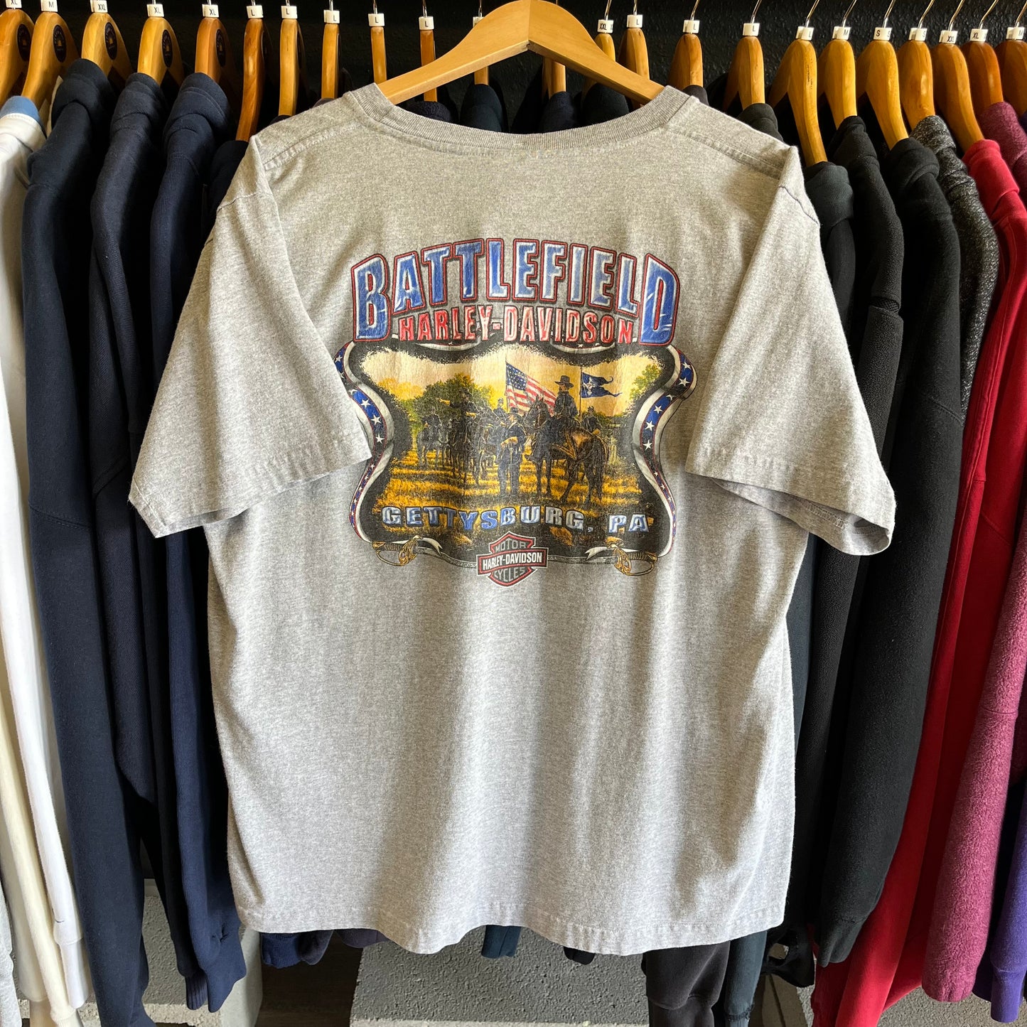 Vintage Harley Davidson Graphic Tee- Sz XL