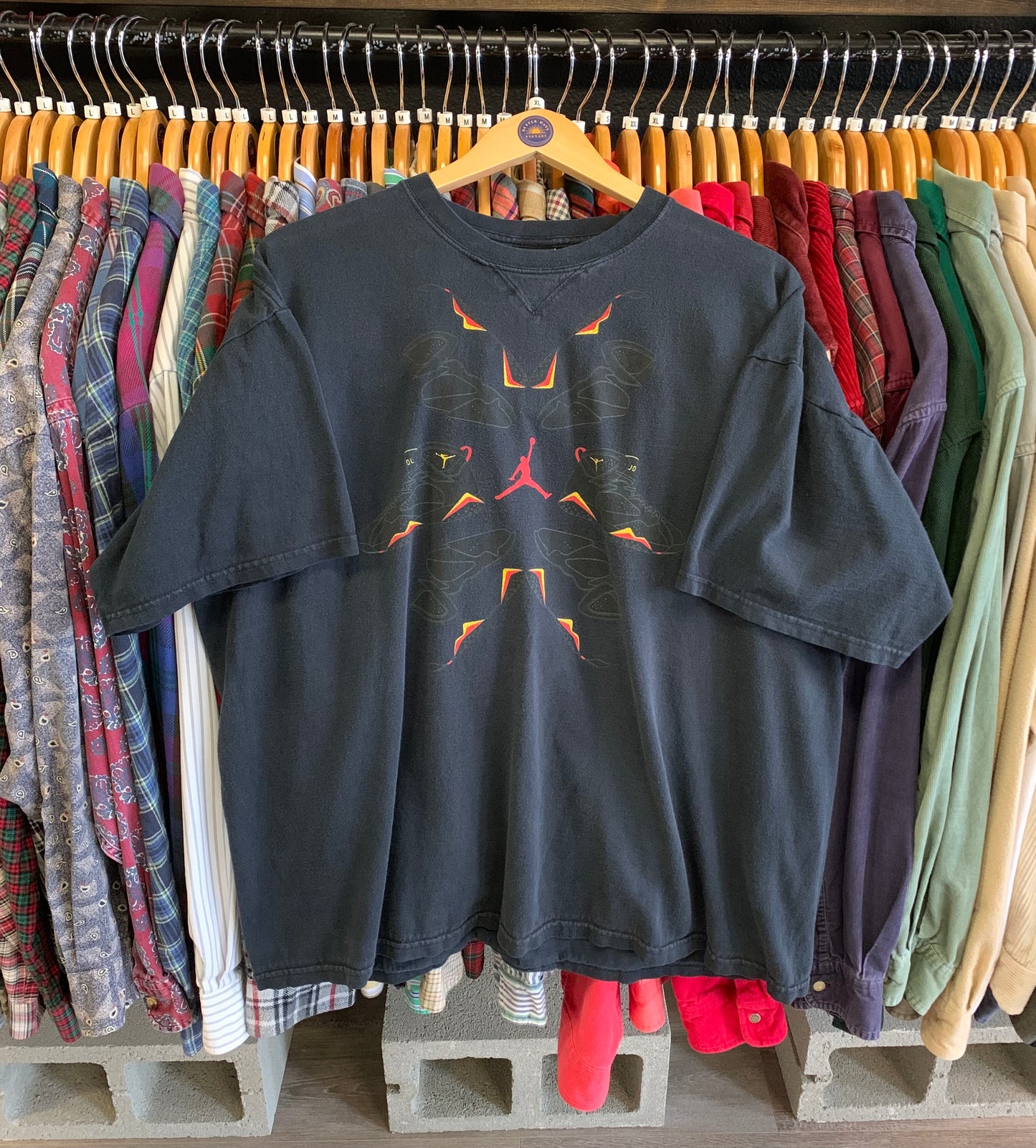 Vintage Jordan Retro 6 “Infrared”Sneaker Promo Tee- Sz XL