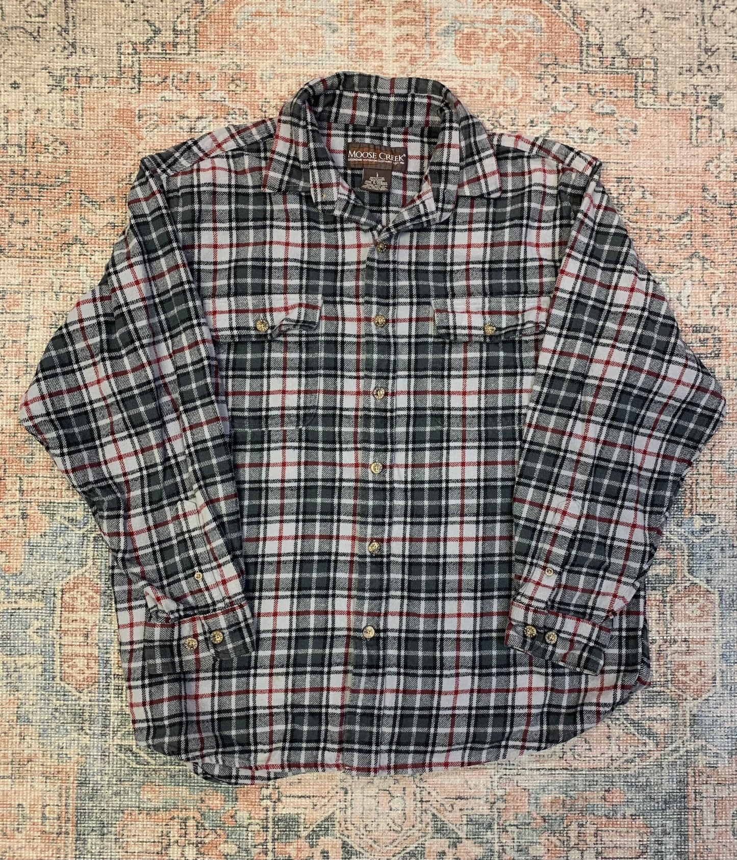 Vintage Heavy Flannel Overshirt- Sz Lg