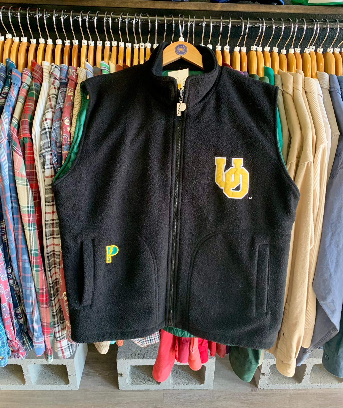 Vintage 90’s Pro Player Reversible Ducks Vest- Sz XL