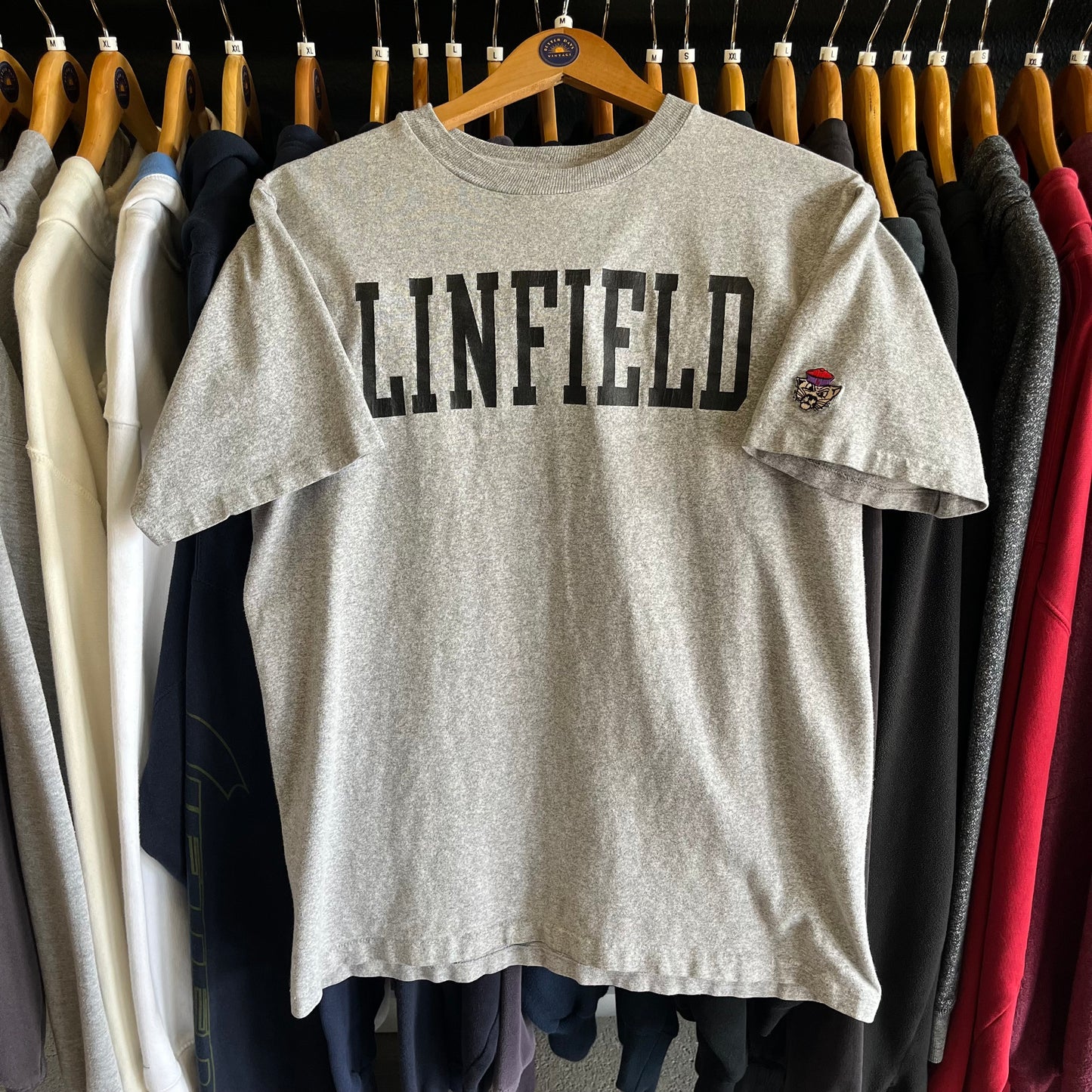 Vintage USA Made Linfield Tee- Sz Med