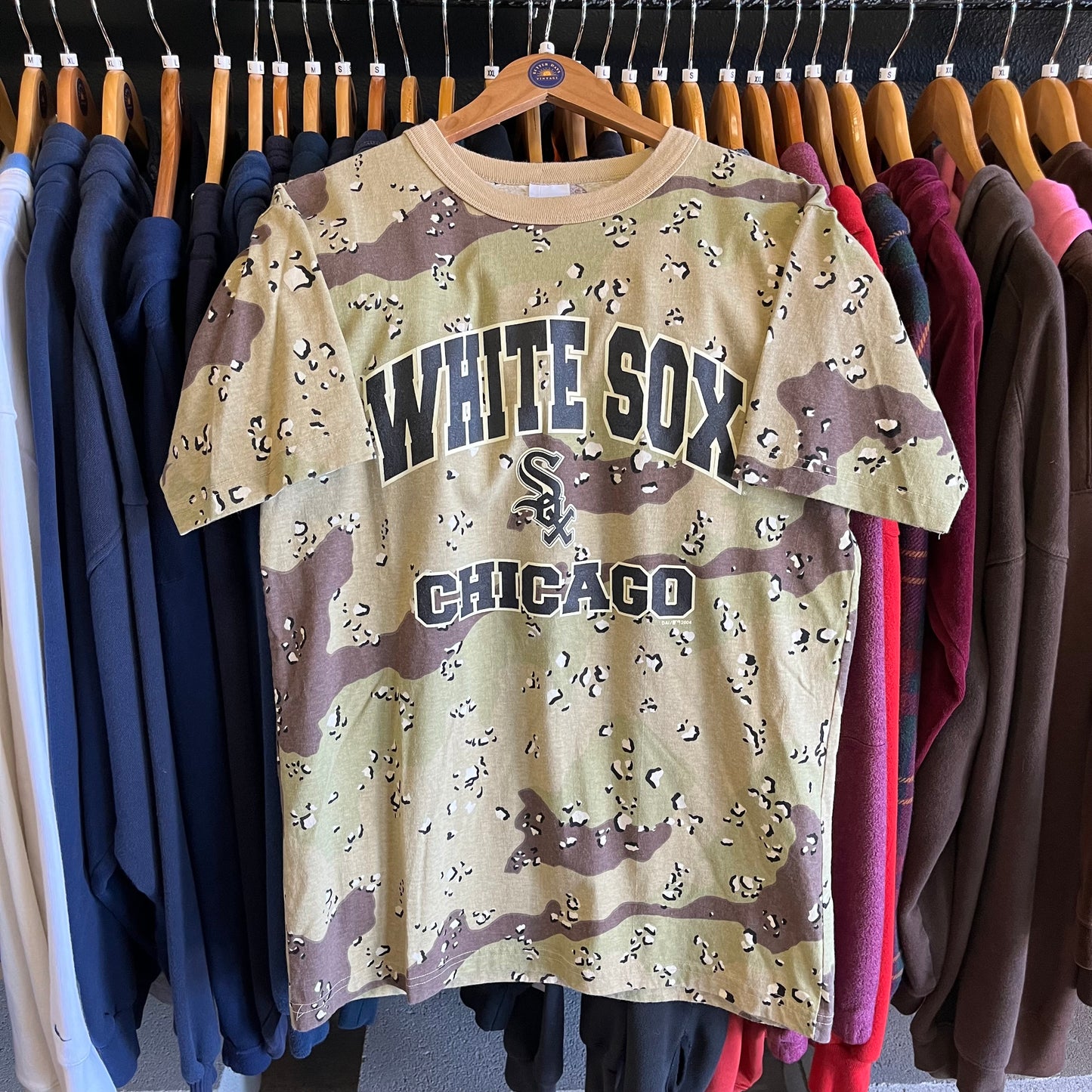 Unworn Vintage Camo Chicago White Sox Tee- Sz Lg