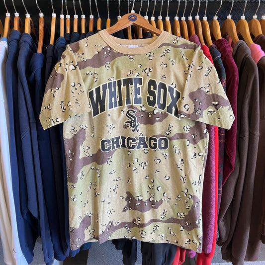 Unworn Vintage Camo Chicago White Sox Tee- Sz Lg