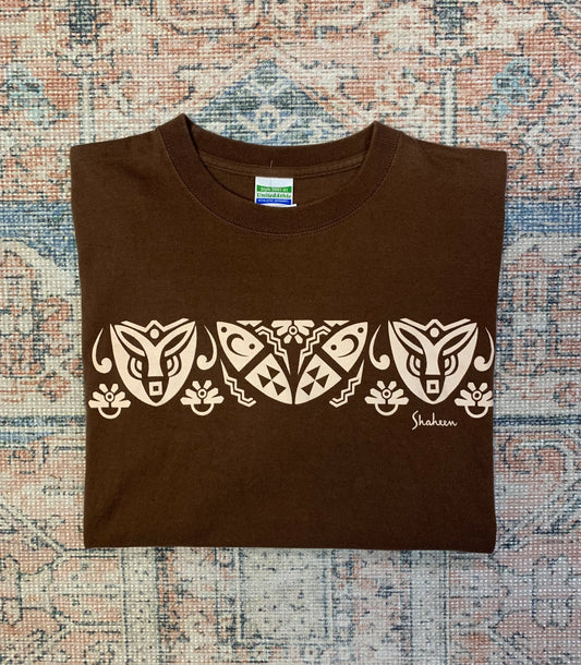 Vintage Native Hawaiian Art Tee- Sz Lg