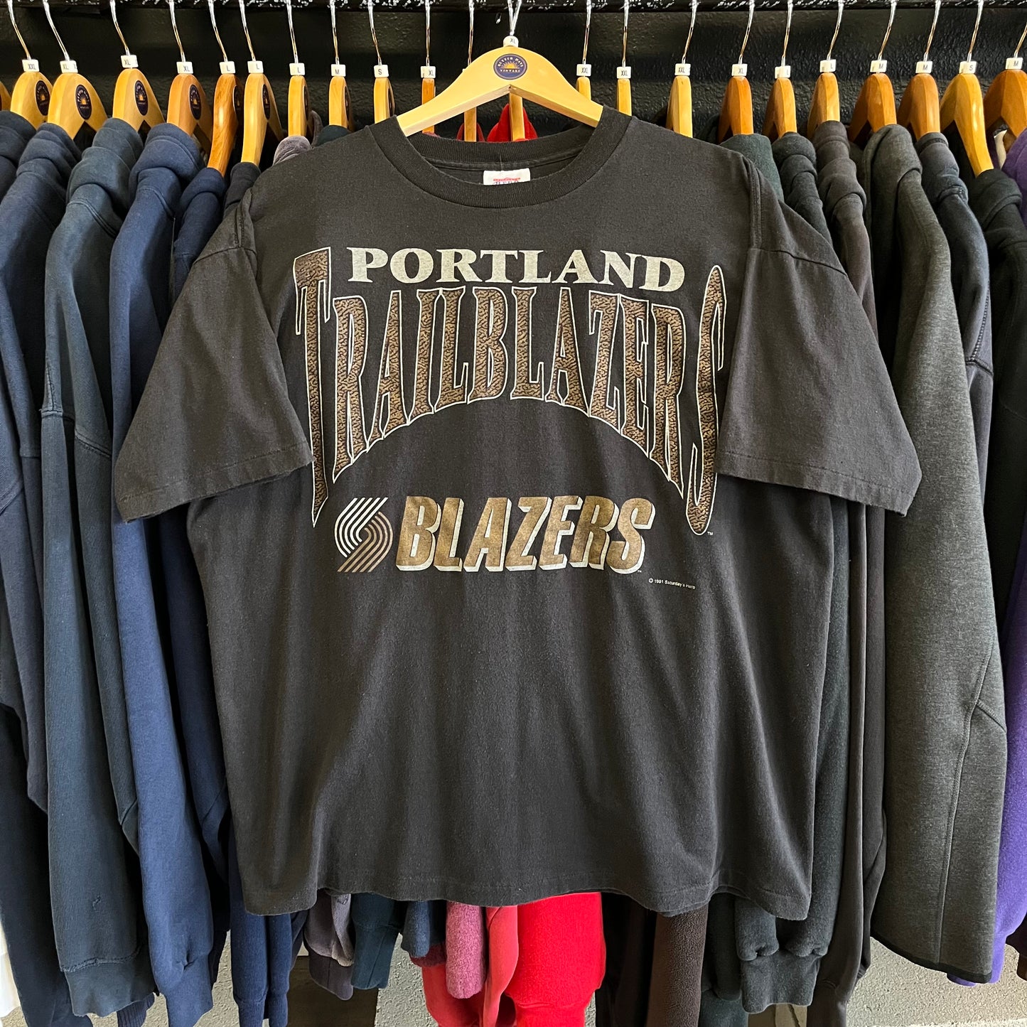 Vintage Early 90’s Blazers Tee- Sz XL