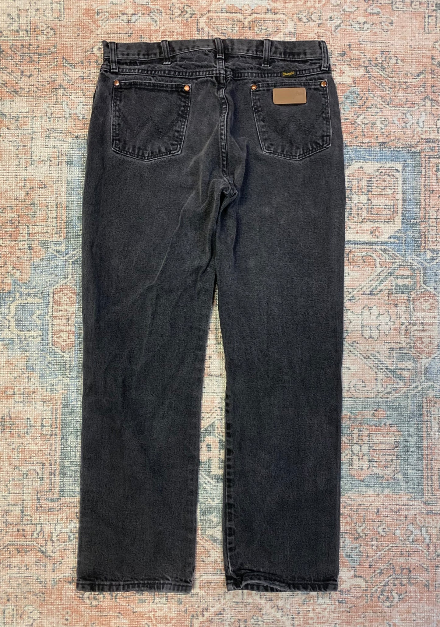 Vintage Wrangler Black Straight Leg Jeans- 34x31