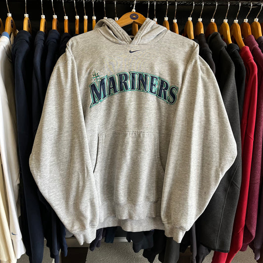 Vintage Nike x Mariners Lightly Distressed Hoodie- Sz Lg