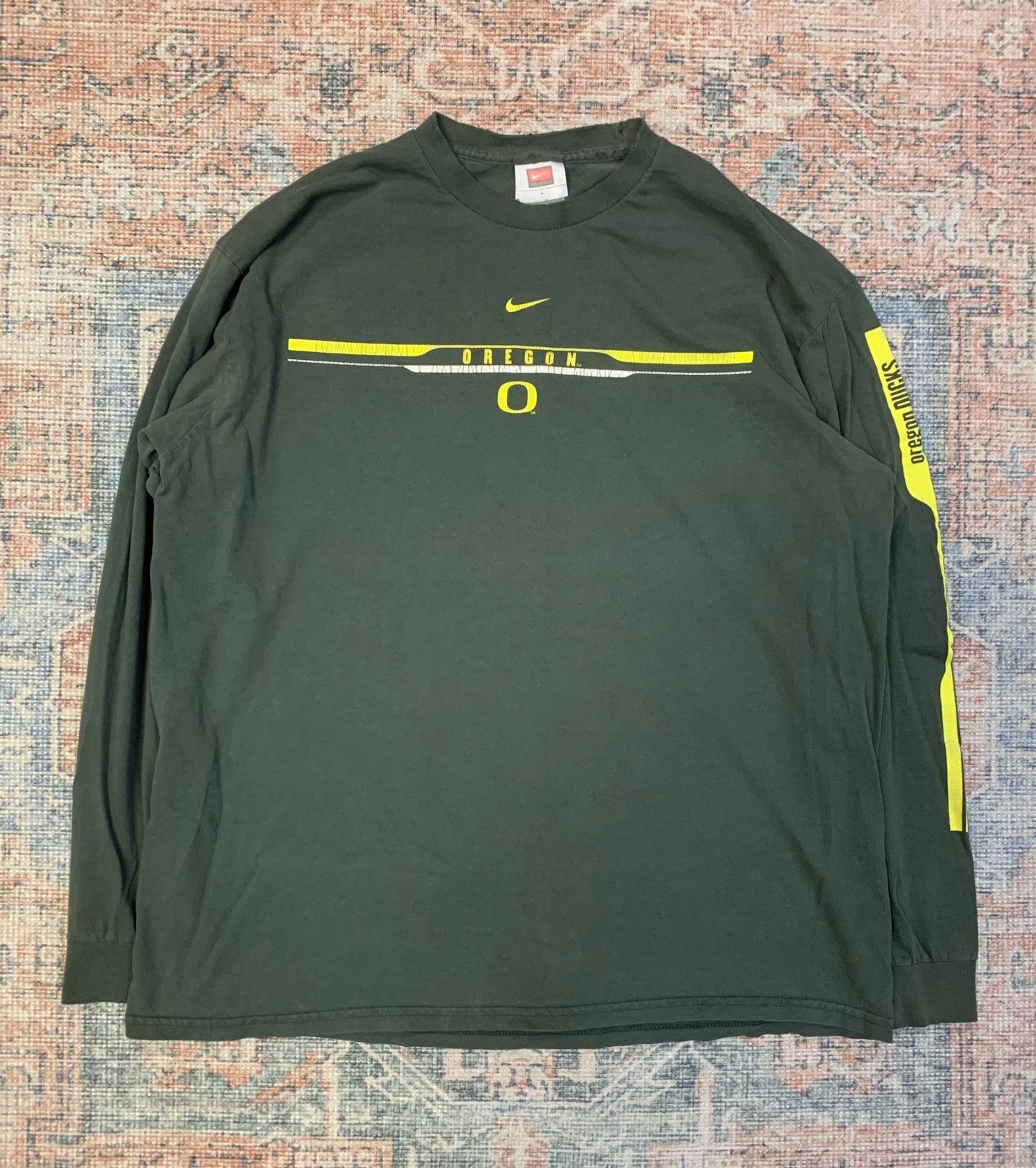 Well Worn Vintage Nike x Ducks LS Tee- Sz Lg